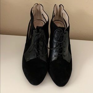 COPY - Leather and suede booties